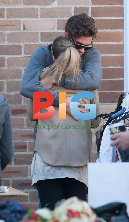 Erin McNaught and Nathan Joliffe at Bondi Markets