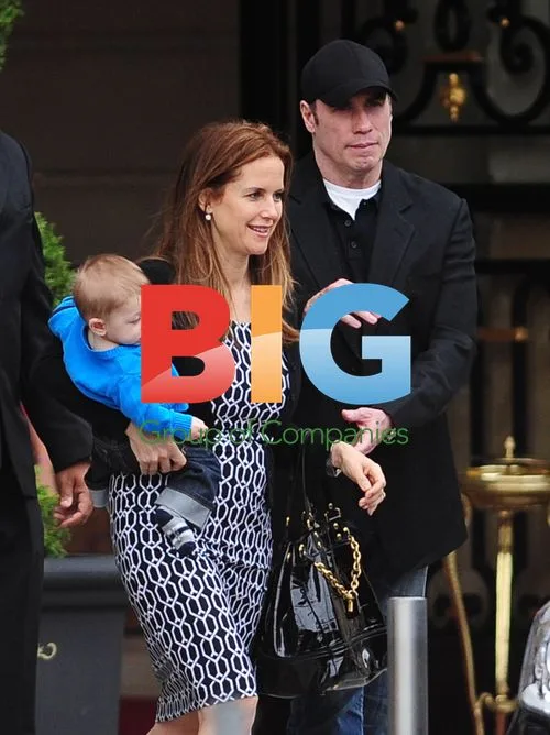 John Travolta Family in Paris