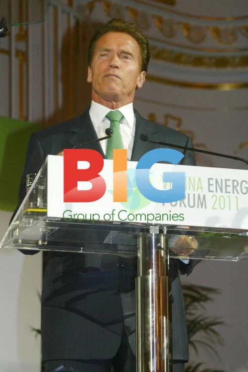 Arnold Schwarzenegger Speaks at Vienna Energy Forum
