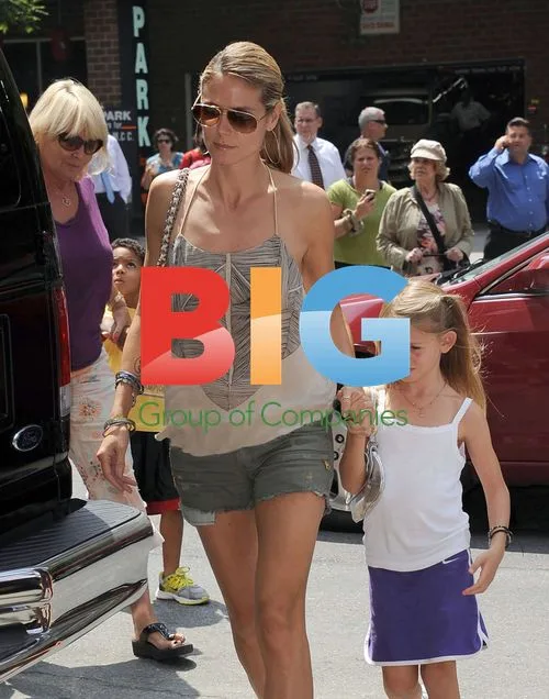 Heidi Klum and Daughter Leni in NYC