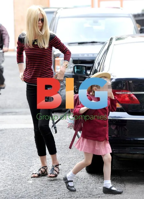 Claudia Schiffer on School Run