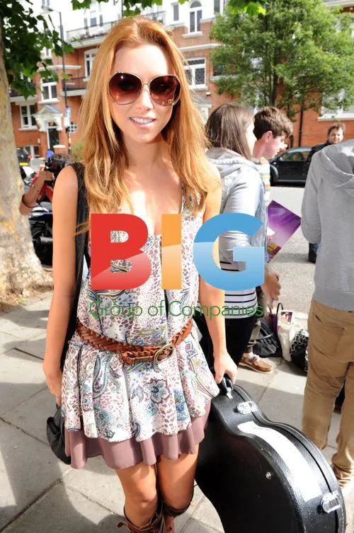The Saturdays Arrive at London Studio
