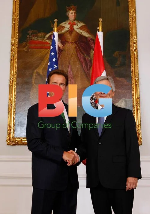 Arnold Schwarzenegger Meets Austrian Chancellor