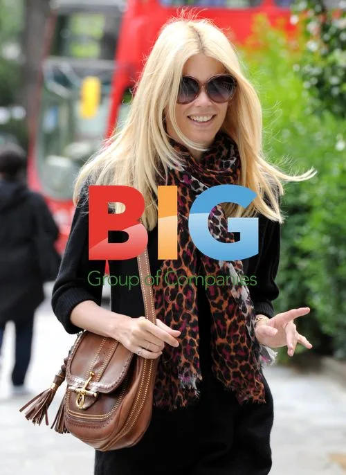Claudia Schiffer and Matthew Vaughn on school run