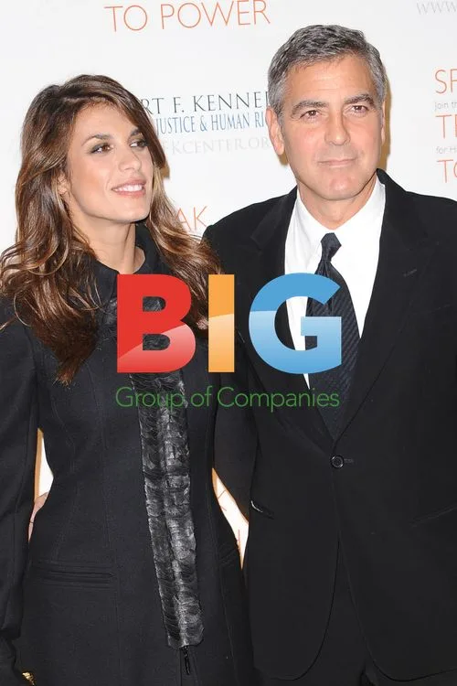George Clooney and Elisabetta Canalis at Ripple of Hope Awards