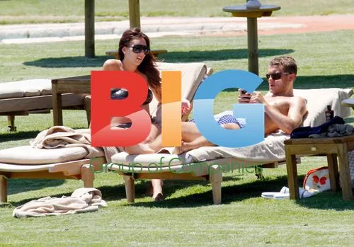 Footballer Jack Wilshere on Holiday in Sardinia