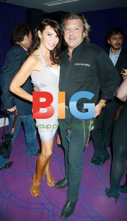Lizzie Cundy and Mark Fuller at Art Exhibit