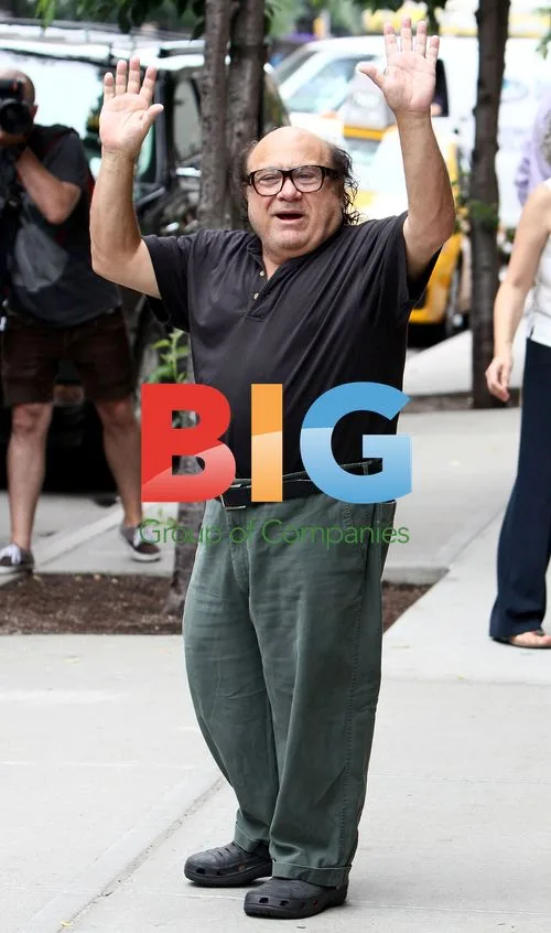 Danny Devito Leaving Hotel in NYC