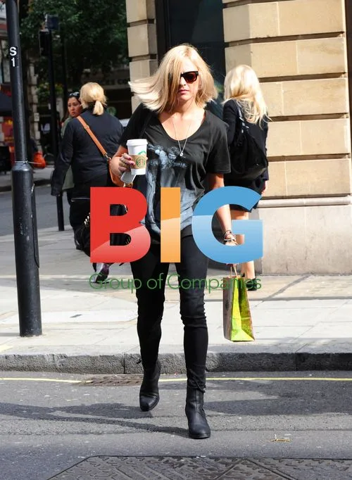 Fearne Coton Arriving at Radio One Studios