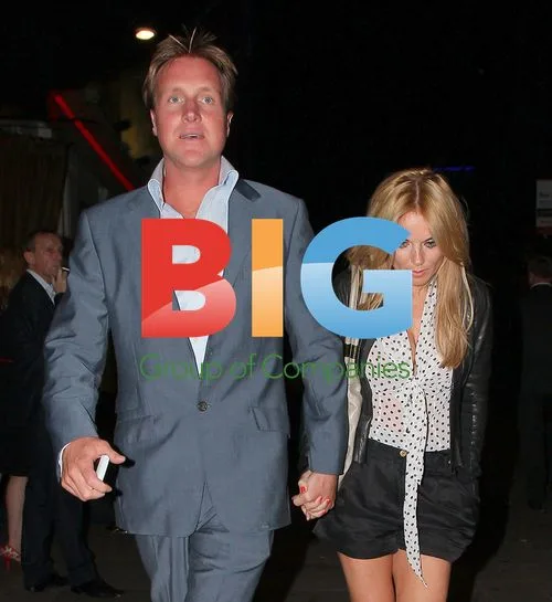 Geri Halliwell and Henry Beckwith Leaving London Club