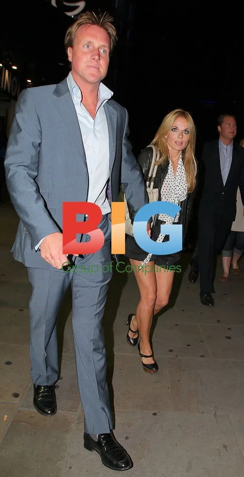 Geri Halliwell and boyfriend Henry Beckwith leaving Cafe De Paris