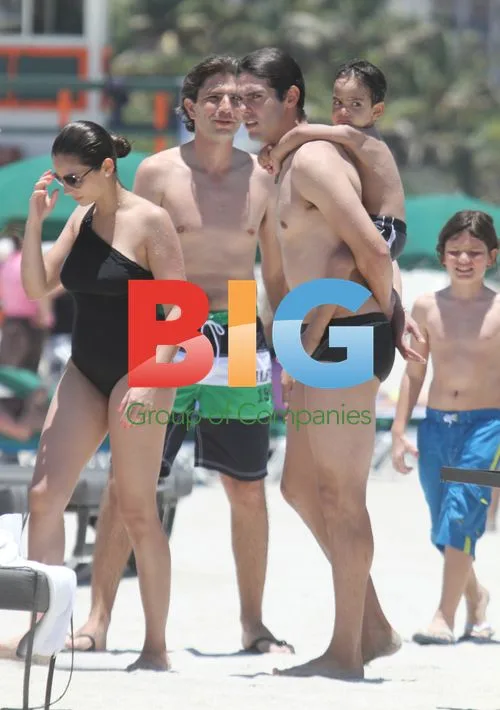 Kaka on Miami Beach with Family