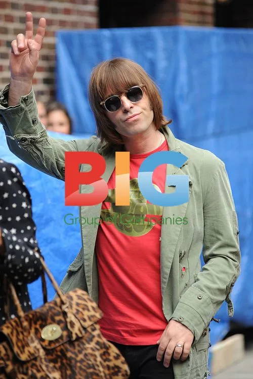 Liam Gallagher and Nicole Appleton at Late Show