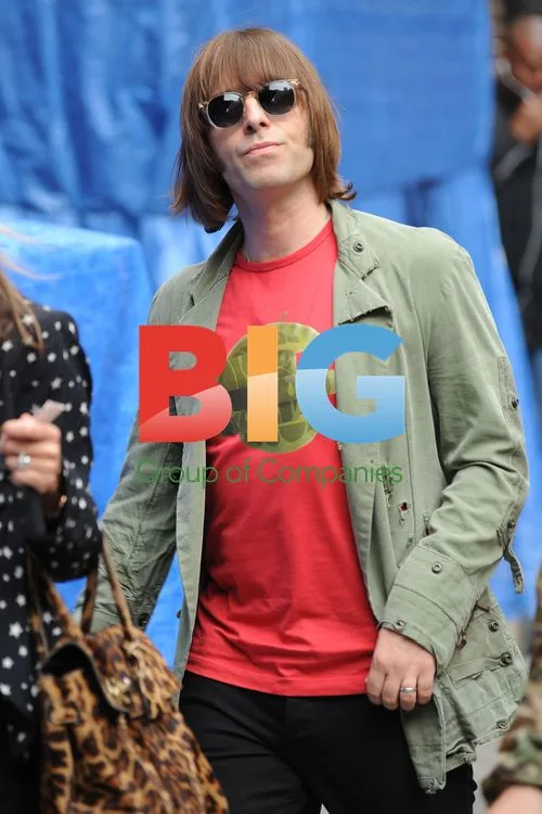 Liam Gallagher and Nicole Appleton at Late Show