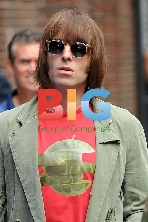 Liam Gallagher and Nicole Appleton at Letterman Show