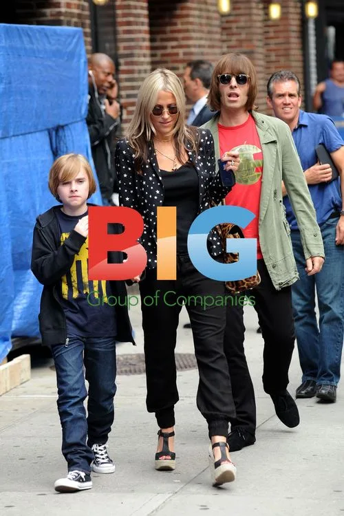Liam Gallagher and Nicole Appleton at Late Show
