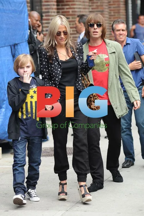 Liam Gallagher and Nicole Appleton at Late Show