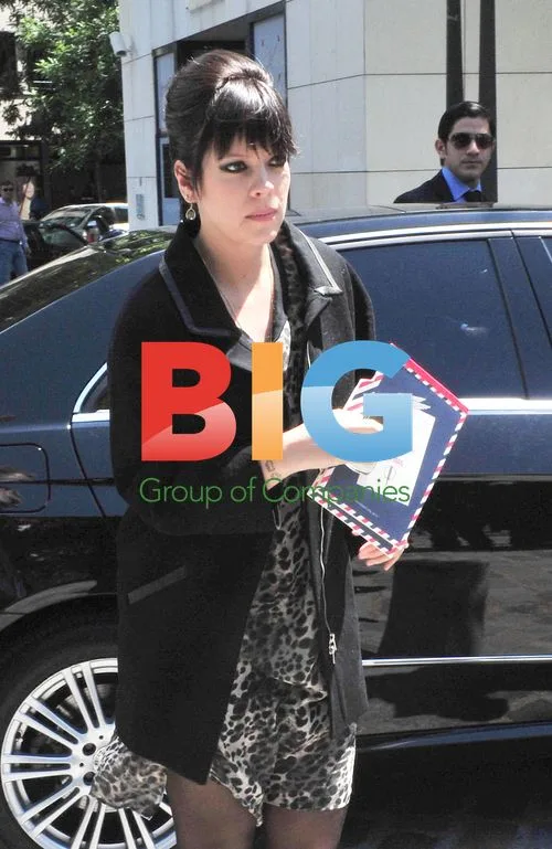 Lily Allen and Sam Cooper at Louis Vuitton Paris Show