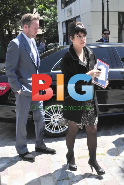 Lily Allen and Sam Cooper at Louis Vuitton Show
