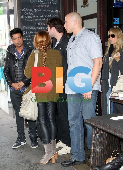 Miley Cyrus and Liam Hemsworth Lunching