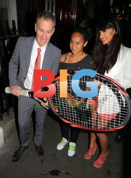 Celebs at Slazenger Party in London