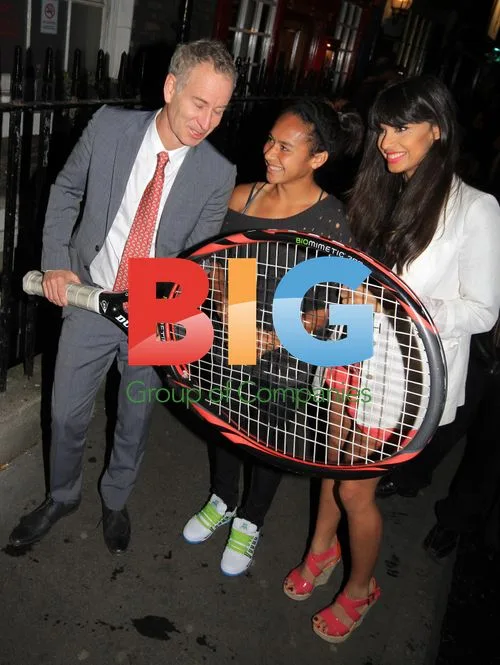 Celebs at The Slazenger Party in London