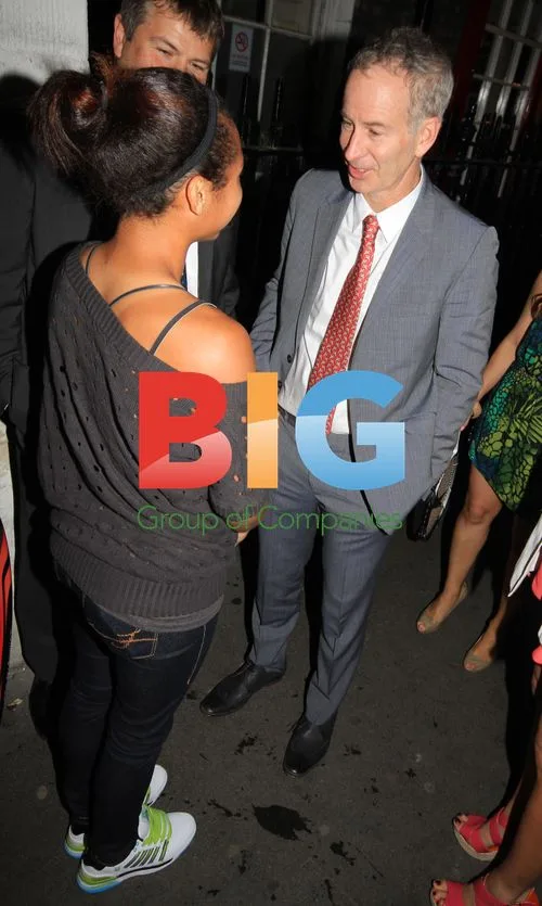 Celebrities at The Slazenger Party in London