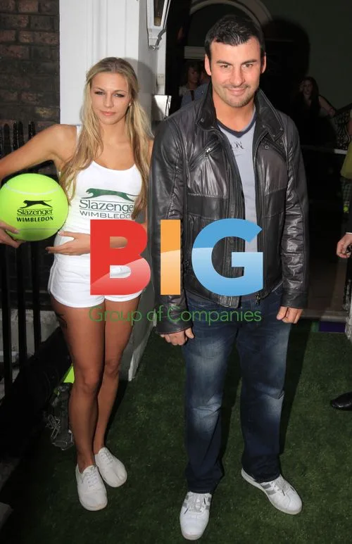 Celebs at Slazenger Party in London