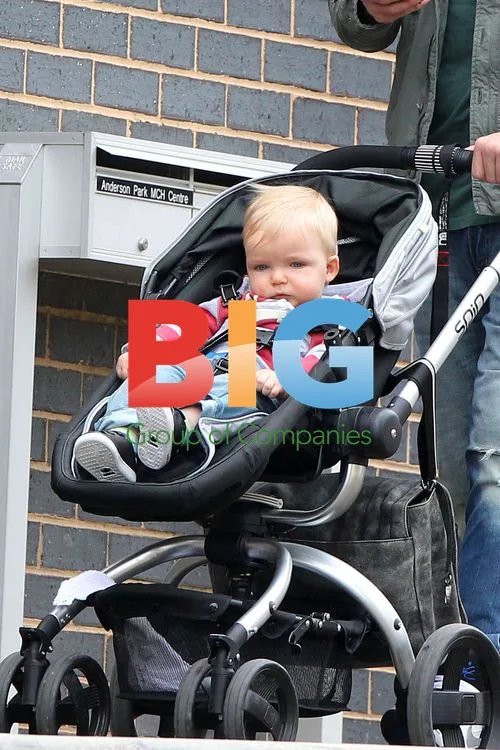 Kris Smith and son Ethan out in Sydney