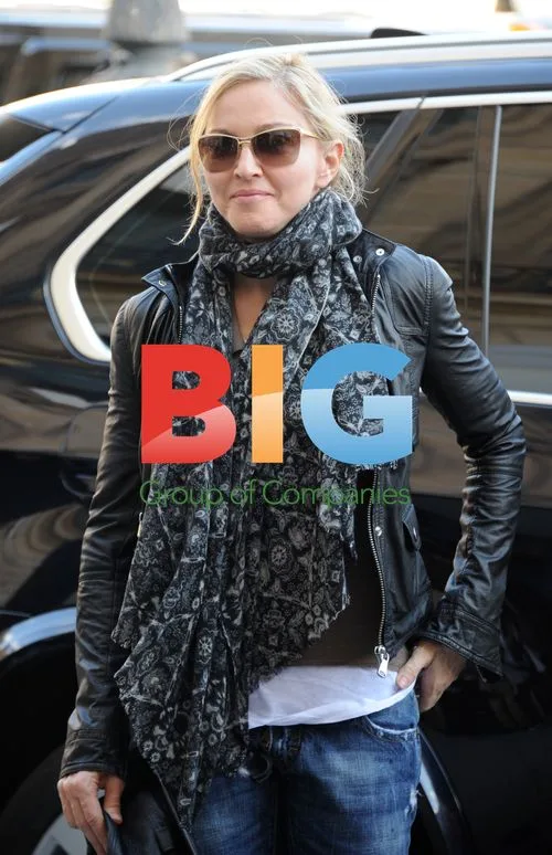 Madonna arrives at Ritz hotel