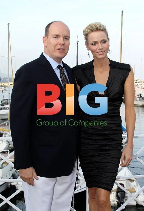 Prince Albert II and Charlene Wittstock at Jumping Cocktail Party