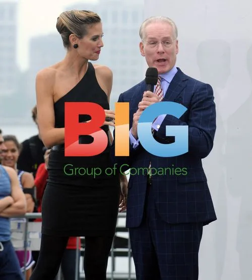 Heidi Klum and Tim Gunn at Project Runway Taping