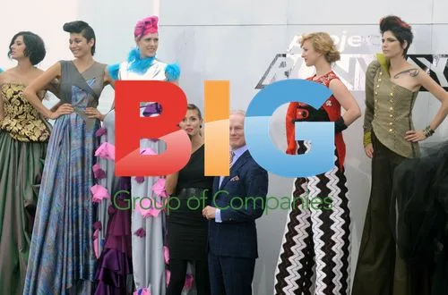 Heidi Klum and Tim Gunn at Project Runway Taping