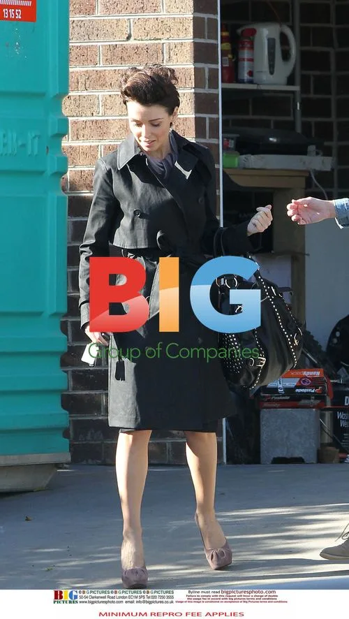 Dannii Minogue Leaving Home in Heels