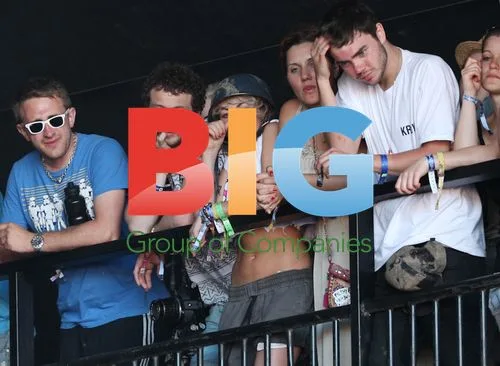 Jamie Winstone at Glastonbury