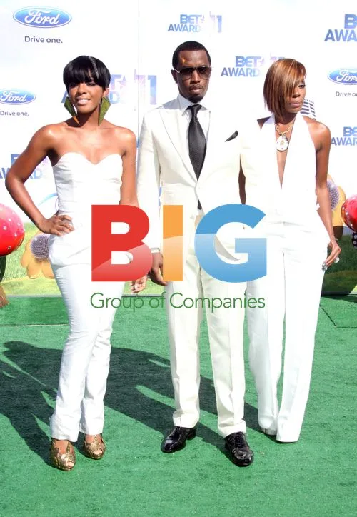 Kaleena, Sean Combs and Dawn at BET Awards '11