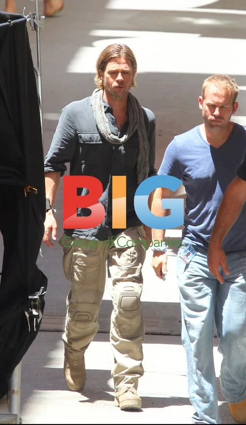 Brad Pitt on Set of World War Z in Malta