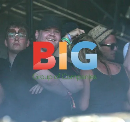 James Corden at Kaiser Chiefs Glastonbury 2011