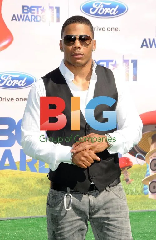 Nelly Arriving at BET Awards '11