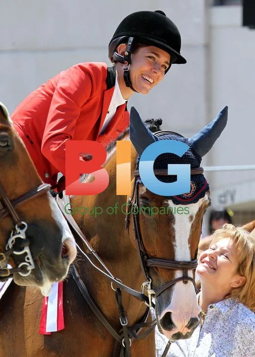 Prince Albert and Caroline at Equestrian Event