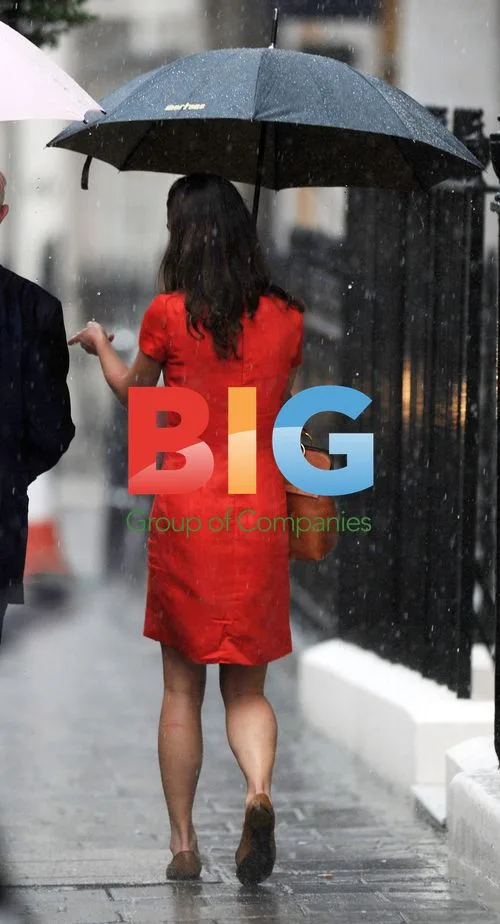 Pippa Middleton Spotted in London Rain
