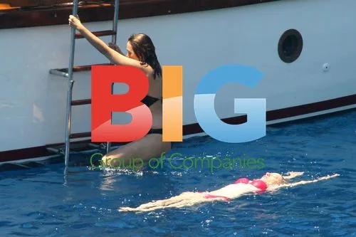 Valeria Bruni Relaxing on a Boat