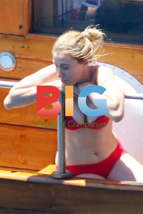 Valeria Bruni Relaxes on Boat in Taormina