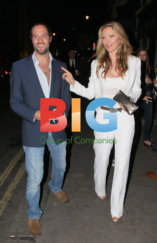 Model Caprice Enjoys Night Out in London