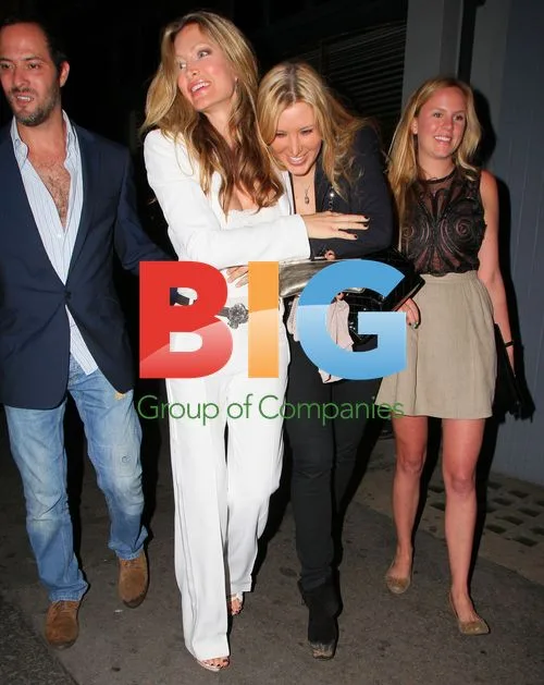 Caprice Enjoys Night Out at Groucho