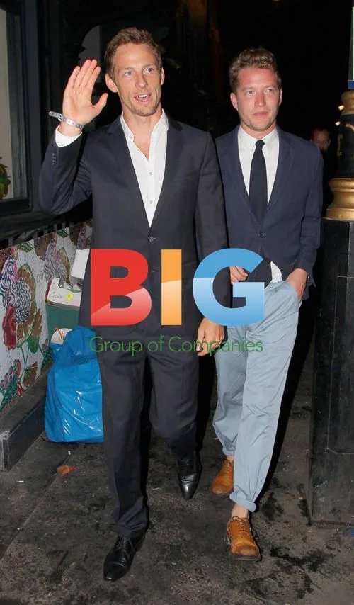 Jenson Button Out at Groucho Club