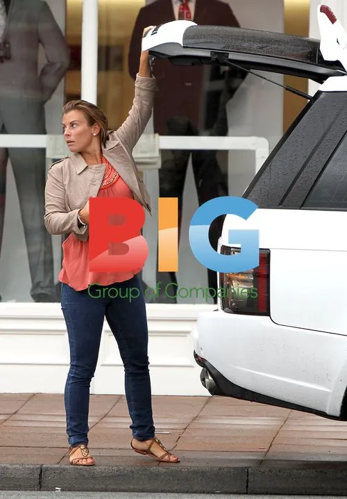 Coleen Rooney Shopping Trip