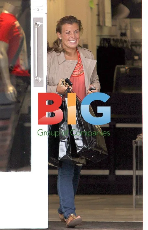 Coleen Rooney Shopping in Manchester