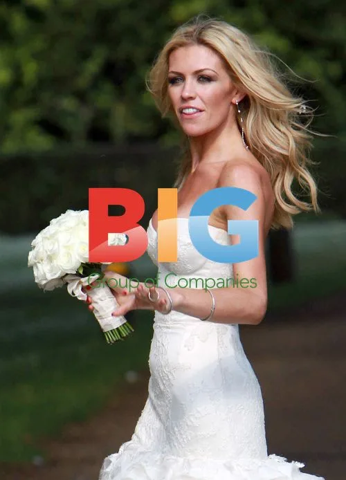 Peter Crouch and Abbey Clancy at their wedding