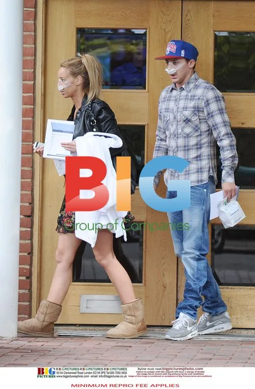 TOWIE stars Kirk Norcross and Lauren Pope leave hospital